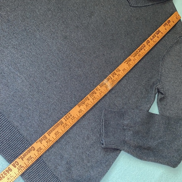 BANANA REPUBLIC wool cotton blend long sleeve sweater shawl collar NEW size XL - Picture 8 of 10